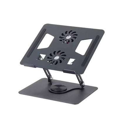 Adjustable Laptop Stand with Dual Cooling Fans