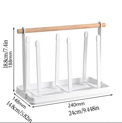 Luxury Iron cup/glass holder rack