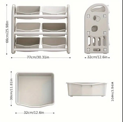 Large capacity Household Baby Toy  Storage Cabinet with Multifunctional Classification and Sorting storage box