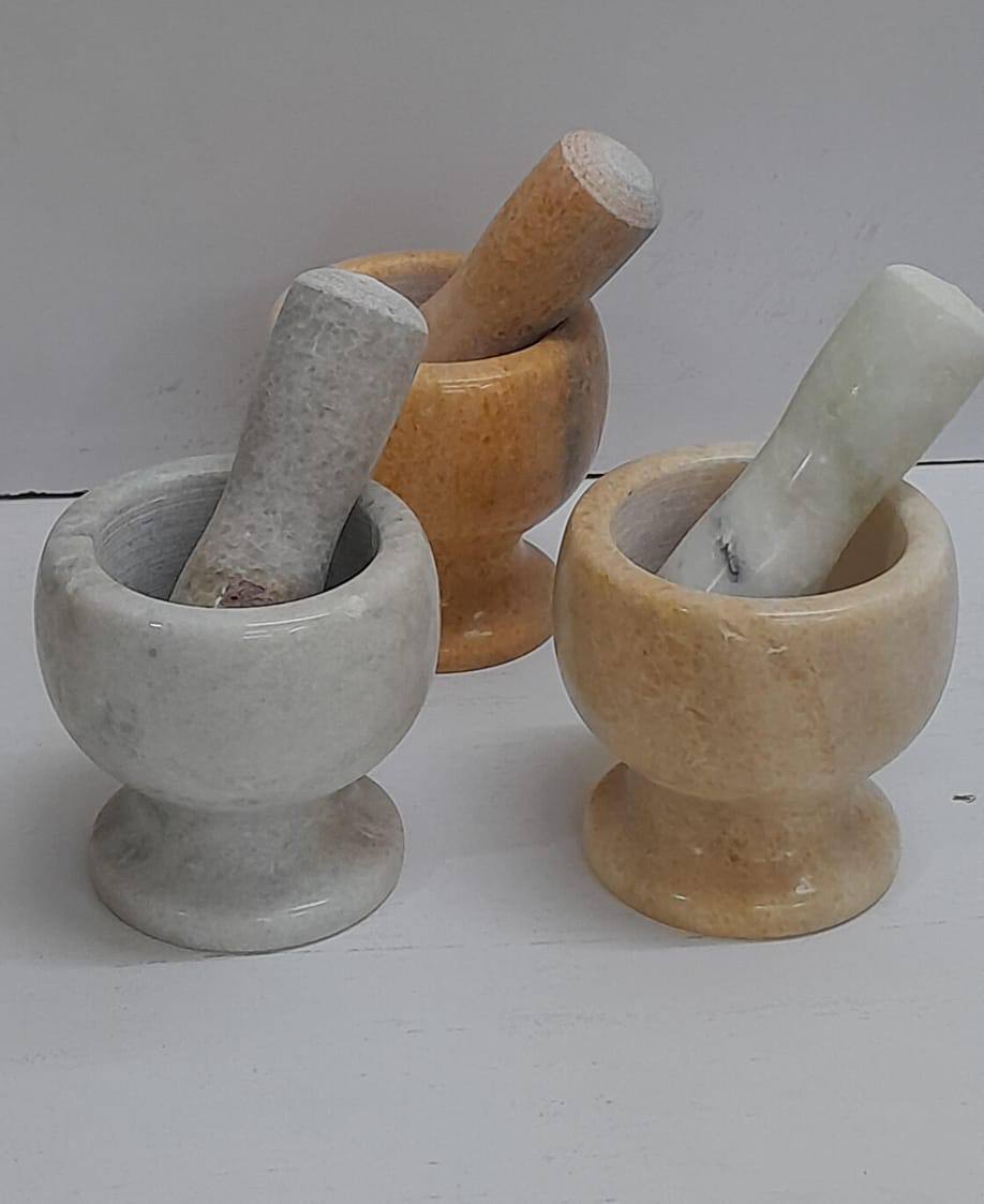 Manual STONE grinder//CRUSHING mortal and pestle