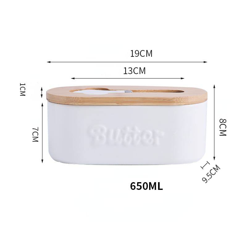 ceramic  butter dish