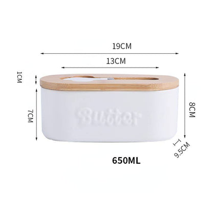 ceramic  butter dish