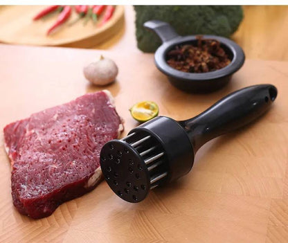 2 in 1 Meat Tenderizer Tool, 21 Stainless Steel Meat Tenderizer Needle,
