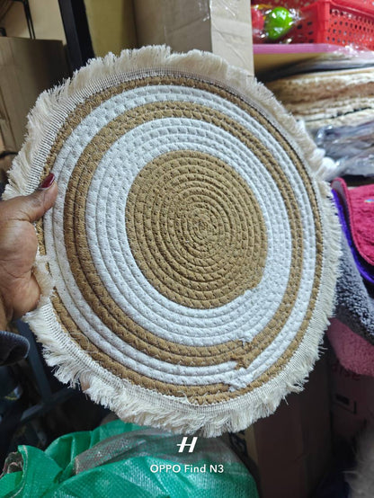 Weaved decor mat 40cm