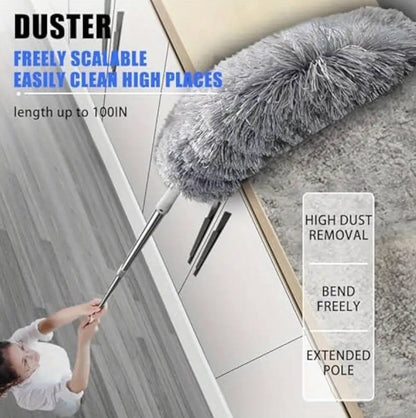 Multifunctional retractable duster