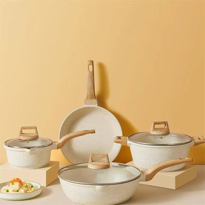 Non-Stick Kitchen Cookware Set Stone Pot Set.