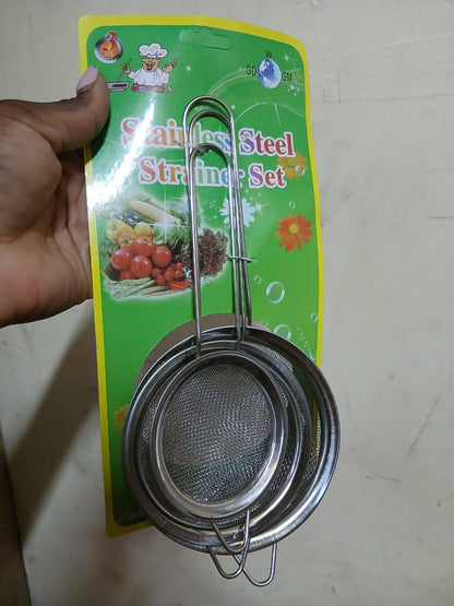 3 in 1 metallic sieve