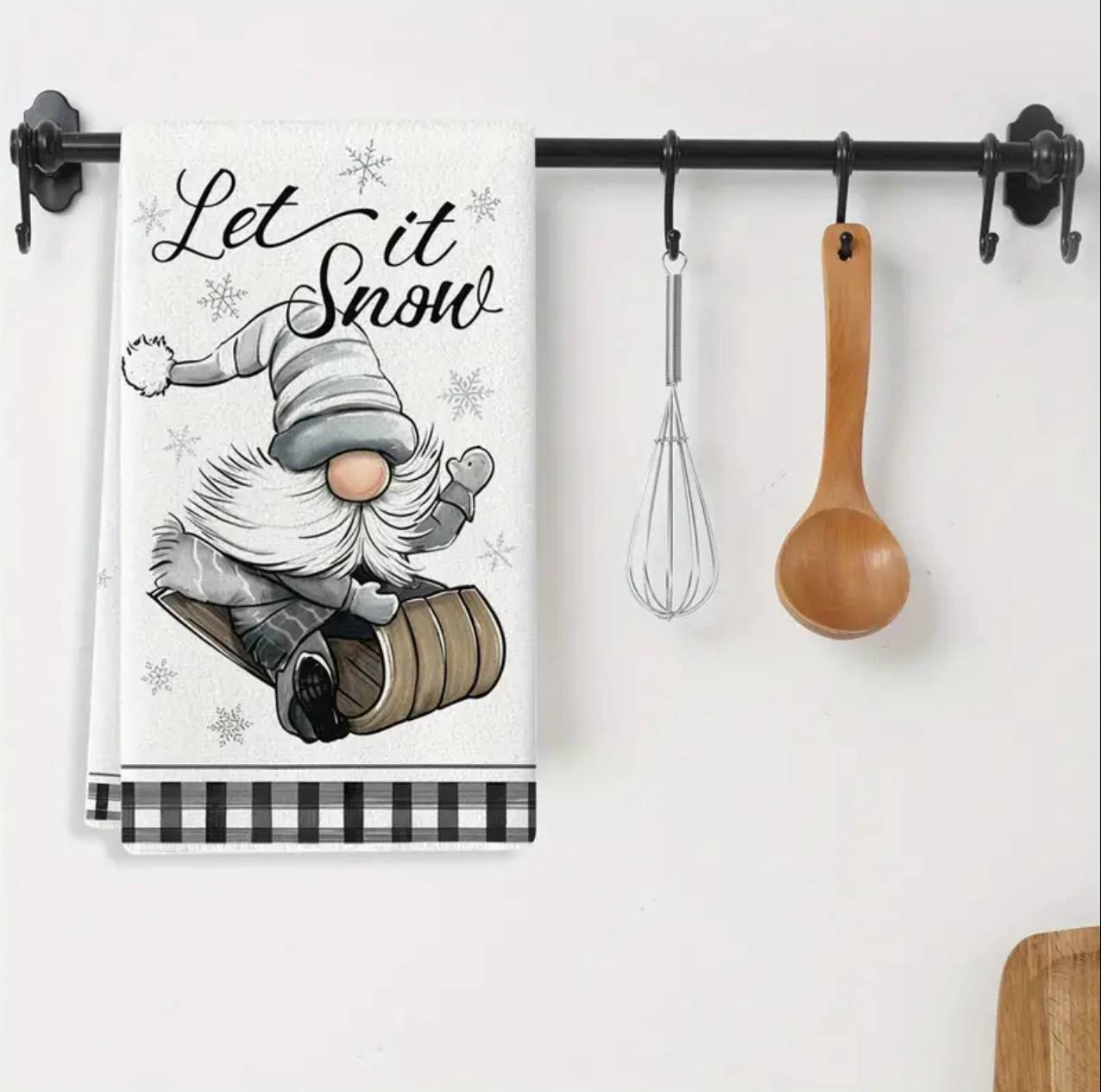 Christmas themed kitchen towels 3pcs