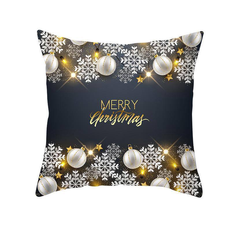 Christmas Pillow Covers (No Filler) for Christmas Decoration Throw Pillow Covers
