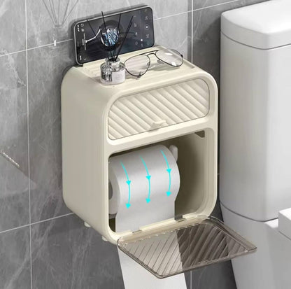 Space-Saving Wall-Mounted Tissue Box Holder