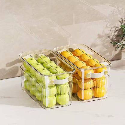Stackable acrylic fridge containers