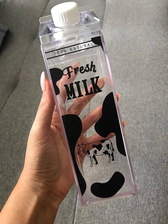 Acrylic Fresh milk bottle