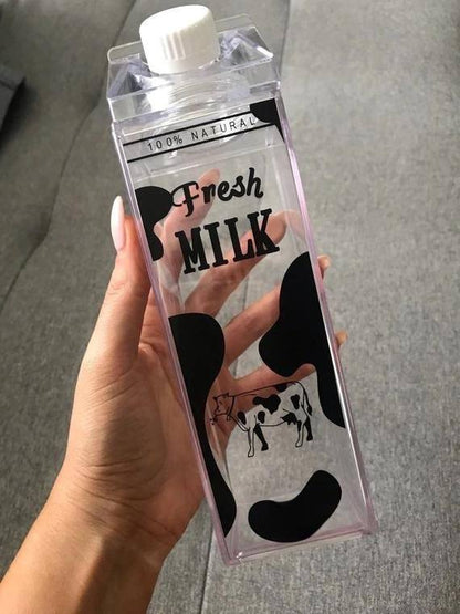 Acrylic Fresh milk bottle