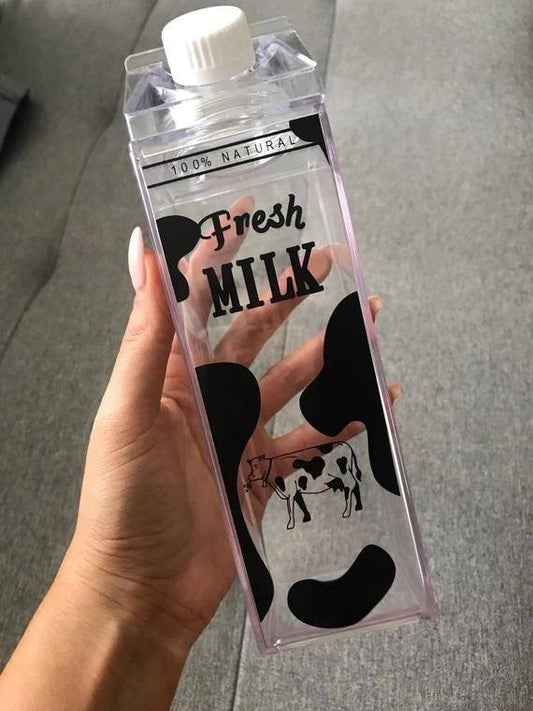 Acrylic Fresh milk bottle
