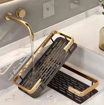 2pcs Luxury wall mounted bathroom shelf