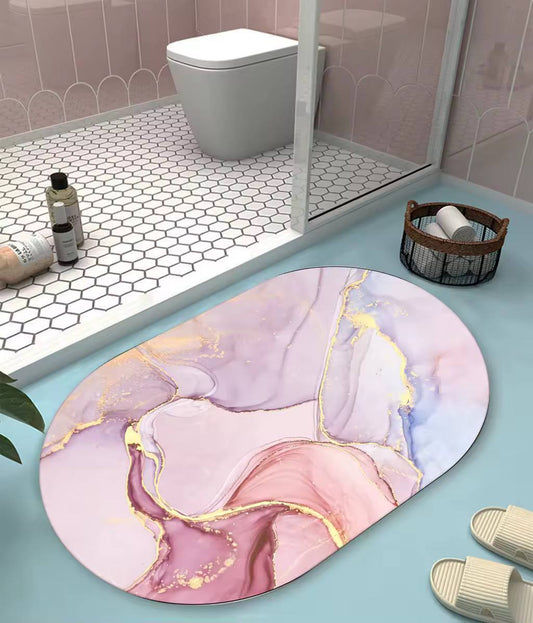 OVAL BATHROOM MATS