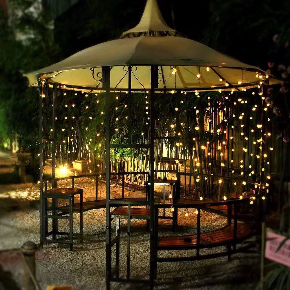 Solar Powered Outdoor Ball Lights Christmas Edition