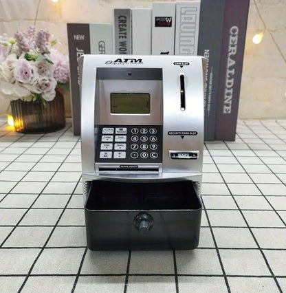 Mini ATM kids saving bank.