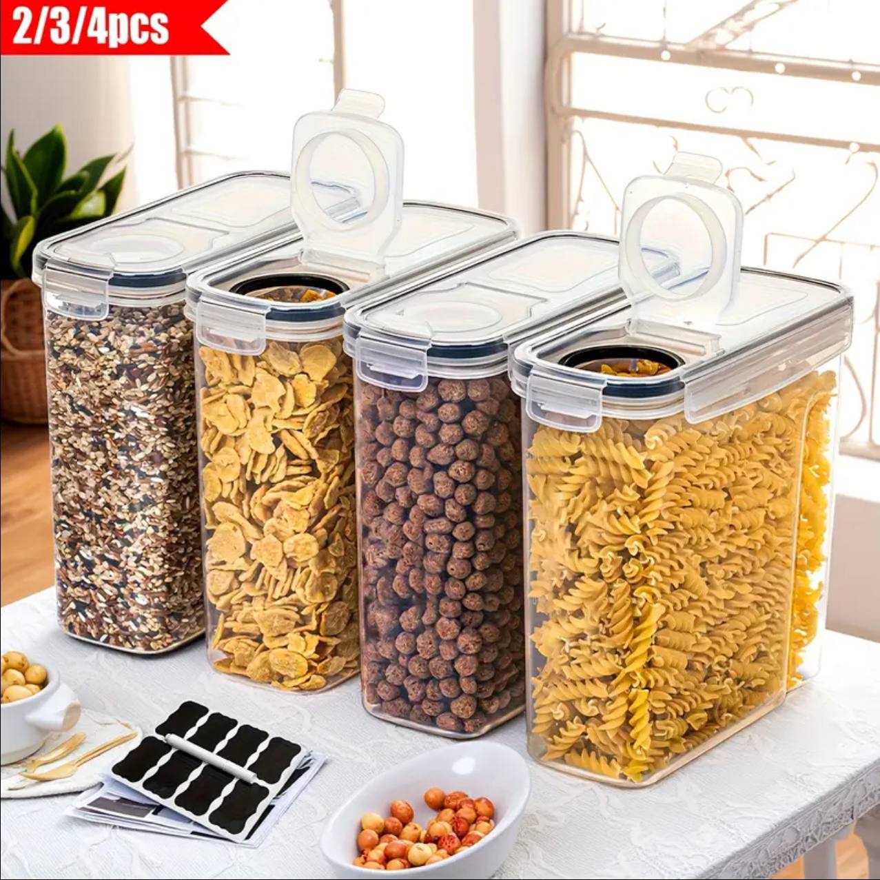 4pcs Food storage containers