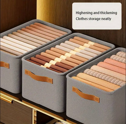 Foldable multipurpose HARD FABRIC clothes/closet organizer