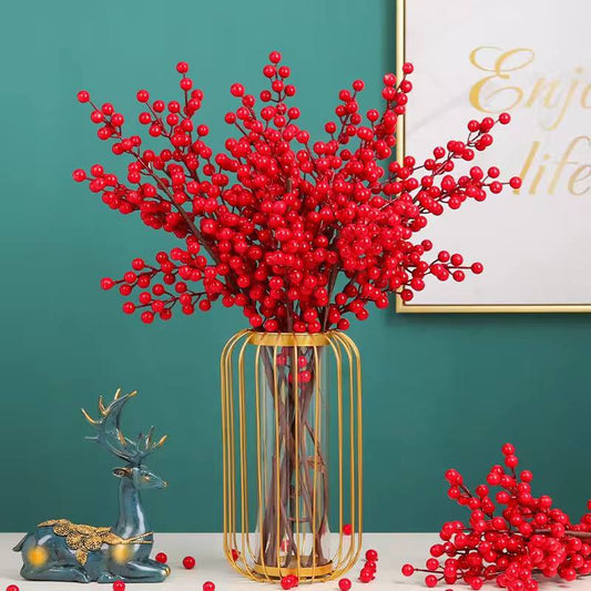 Modern Nordic luxury home decor contemporary metal bird cage shape flower glass vase