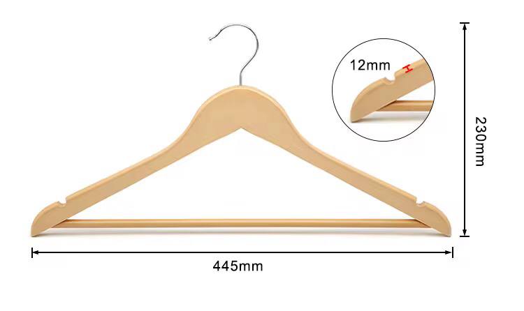10pcs Wooden Clothes Hangers