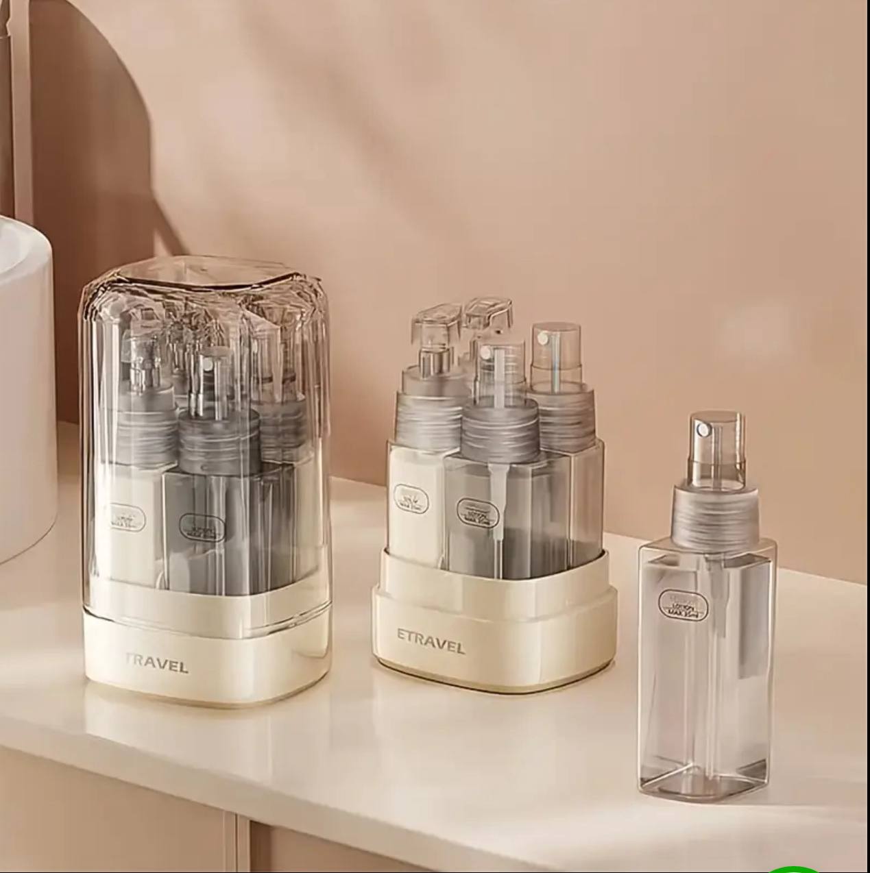 4 IN 1 TRAVEL SPLIT BOTTLE SET