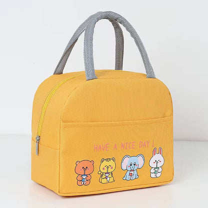 Insulated cartoon lunch bag