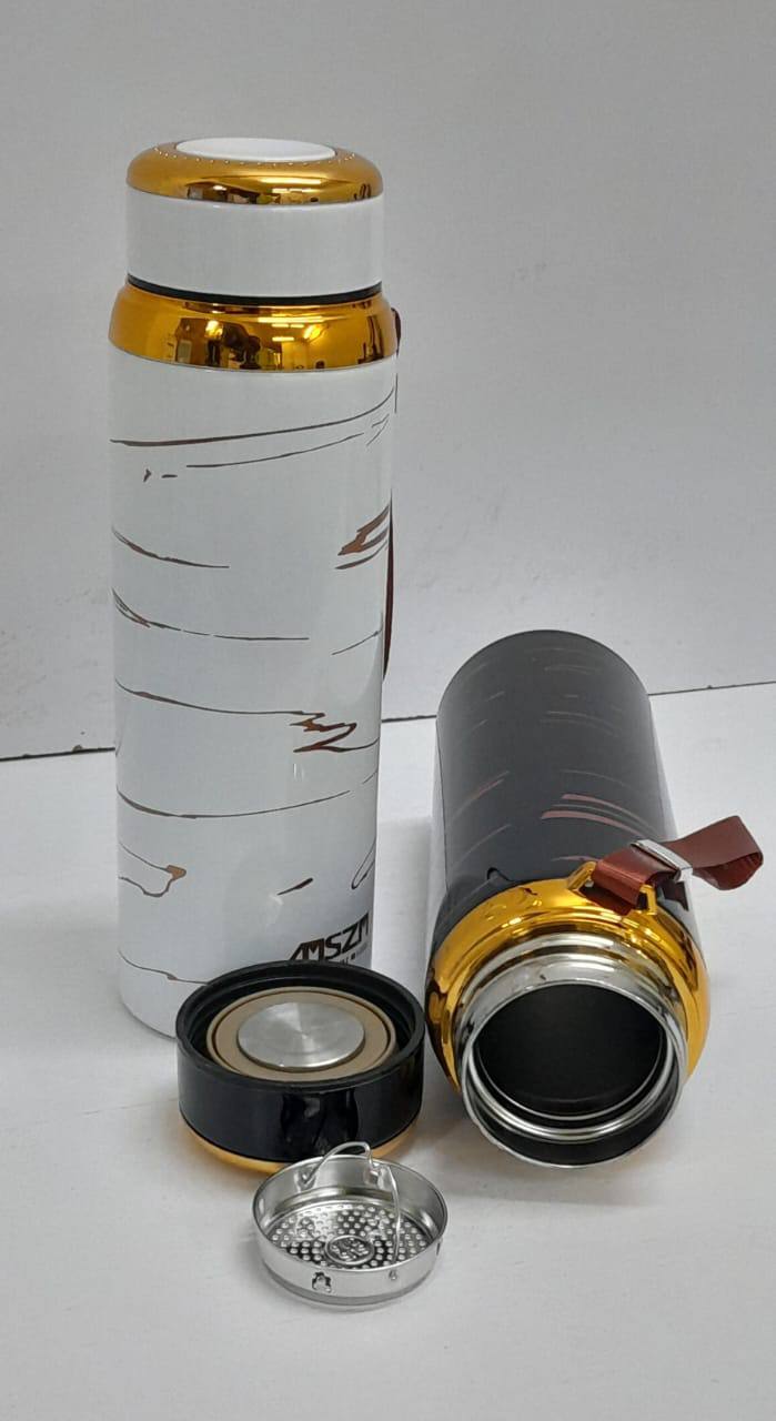 Portable hot and cold water thermos