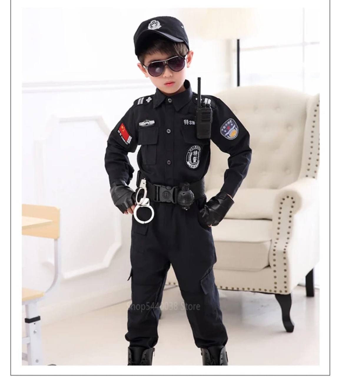 SWAT Children unisex police costumes