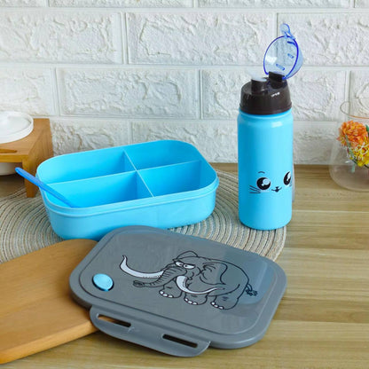 Quality durable 2in1 snack lunch box+water bottle