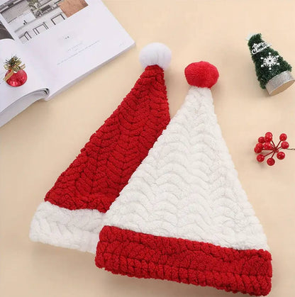 New Santa Hats For Adults And Kids Christmas Cap Creative Wheat Grain Santa Hats Party Caps Bobbles Hat