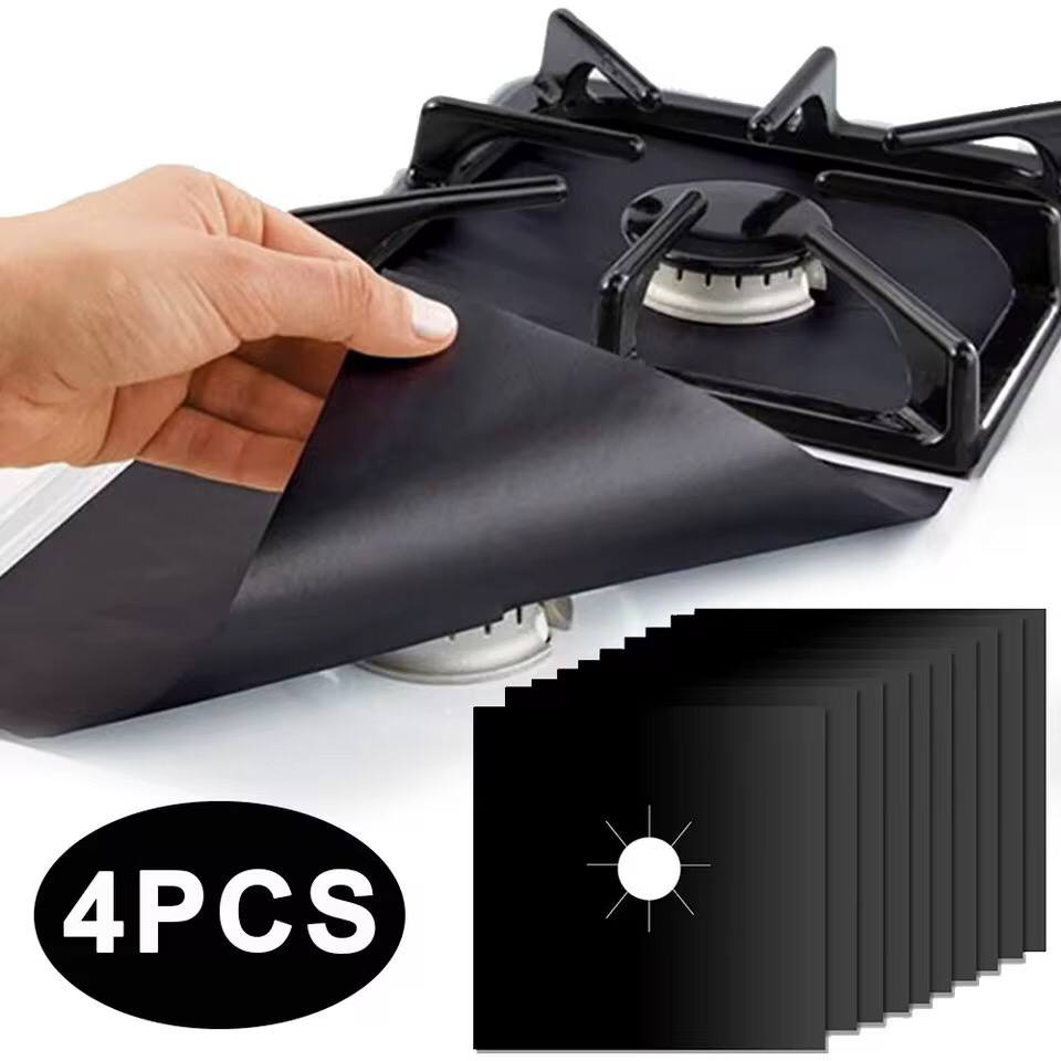 4PCS Stove Protector Cover Liner Gas Stove Protector