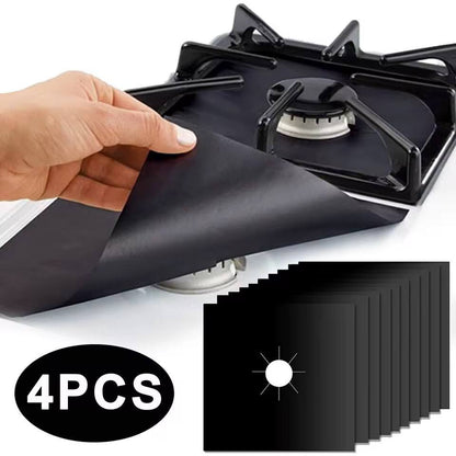 4PCS Stove Protector Cover Liner Gas Stove Protector