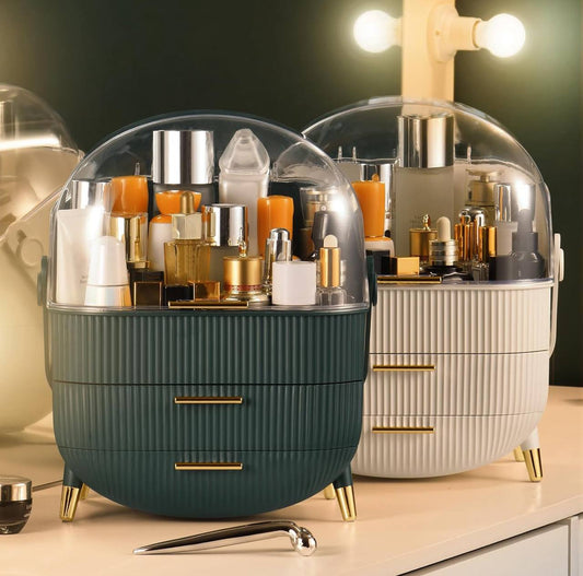 Luxury big capacity cosmetic storage box