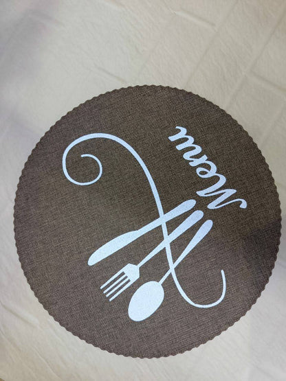 Round table mats 6pc set