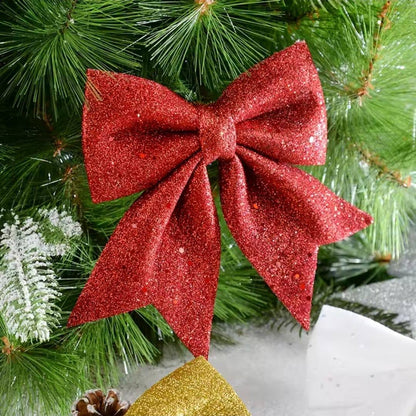 Christmas Glitter Ribbons/Bows