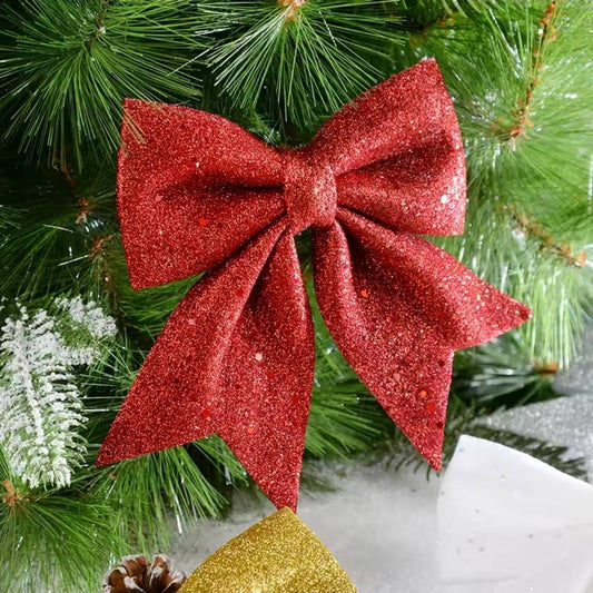 Christmas Glitter Ribbons/Bows