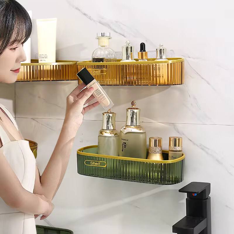 Elegant Aclyric fancy Bathroom shelf