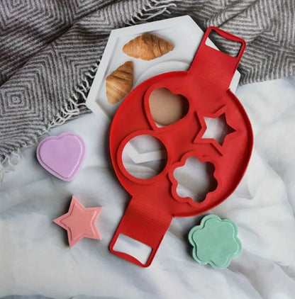 Silicone shaper non stick fantastic egg pancakes maker