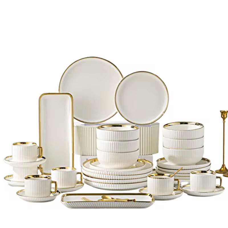Elegant  European Porcelain Dinner set