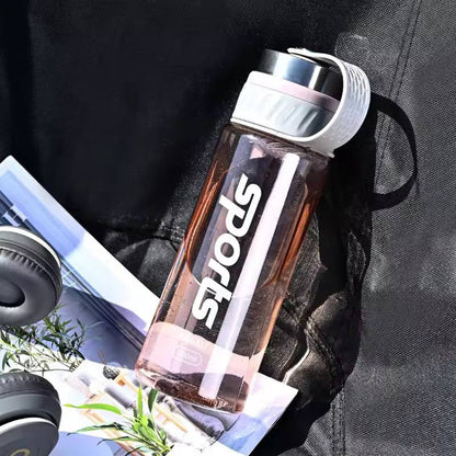 Direct Drinking silver lid Water Bottle,