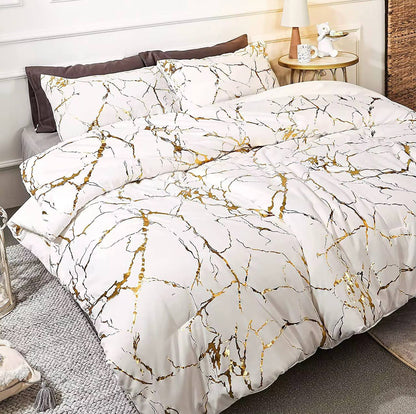 Marble duvet covers