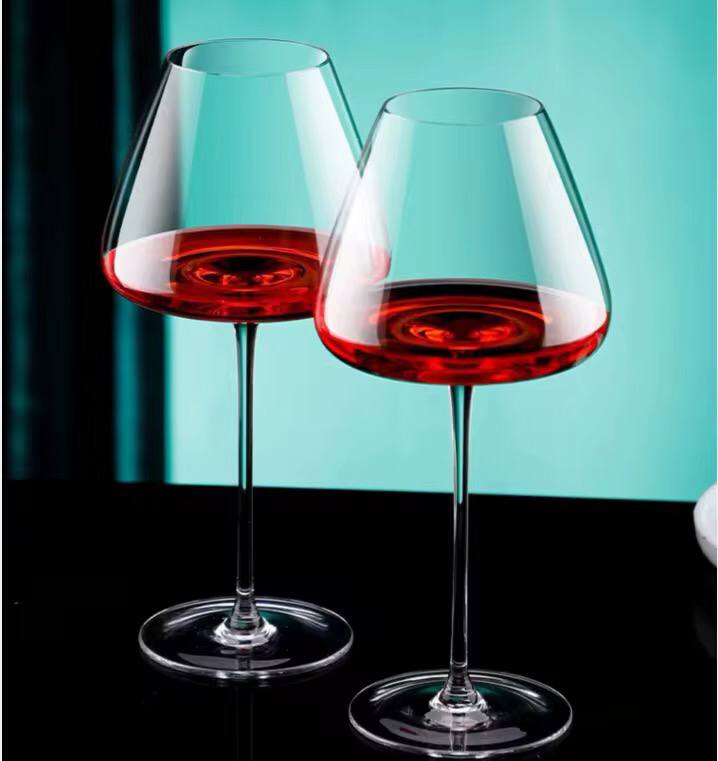 2pc Large Capacity  Crystal Wine Glass.