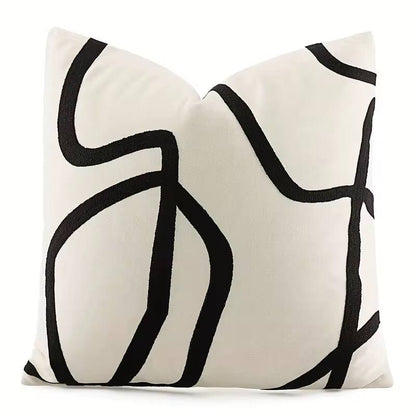 Geometric line  printed throw pillow covers/cases