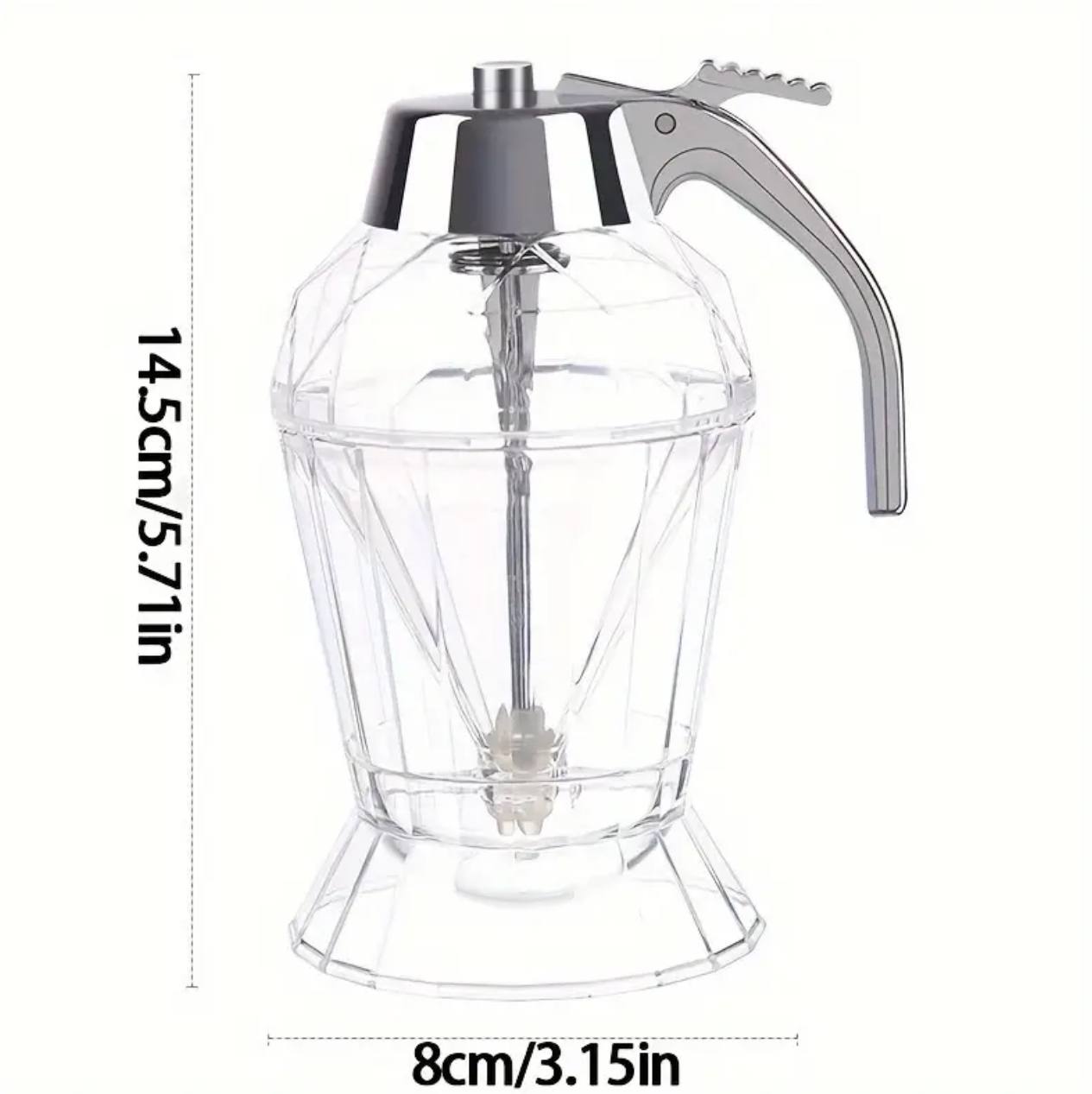 Diamond shaped honey dispenser