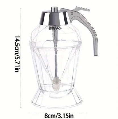 Diamond shaped honey dispenser