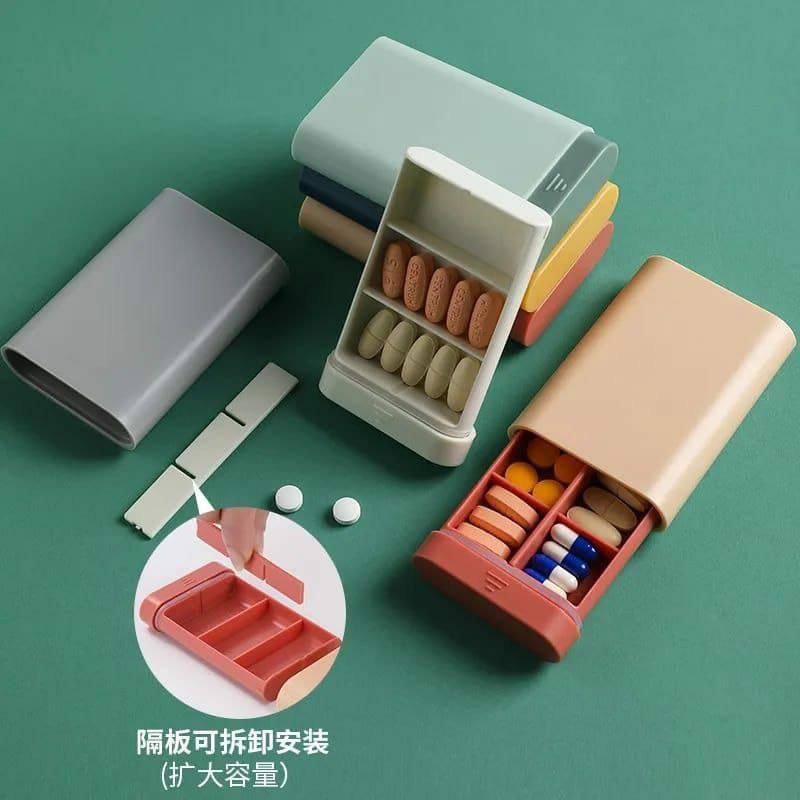 Nordic style pill (medicine) organiser