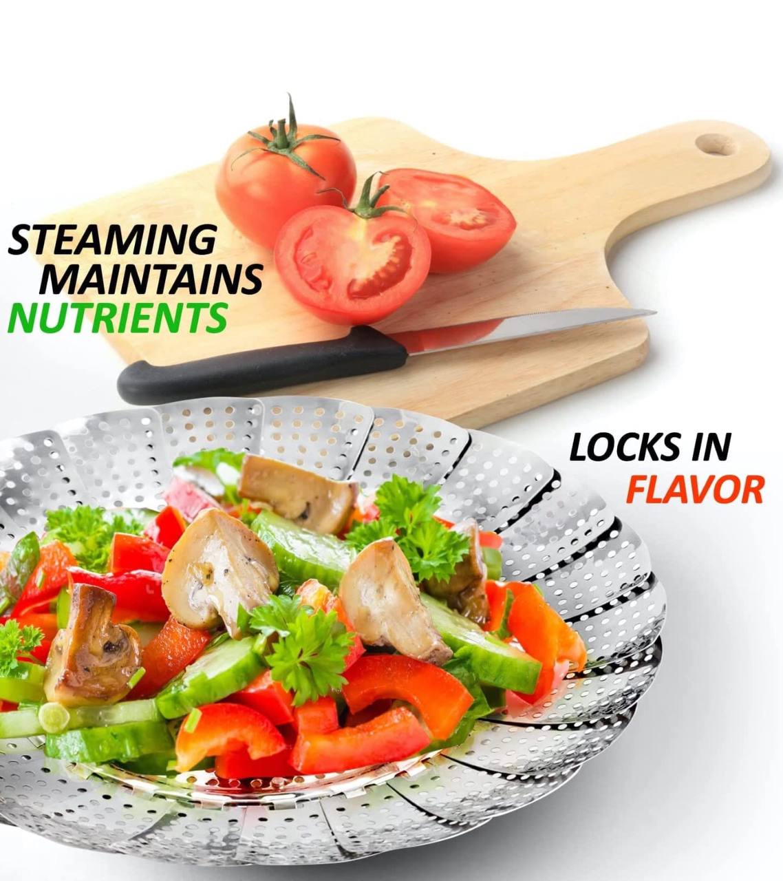 Stainless Steel Steamer Basket