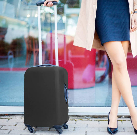 Stretchy Travel Luggage Bag / Suitcase Protector in Grey and Black Colors,